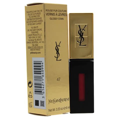 ysl lip 47|YSL cosmetics lip stain.